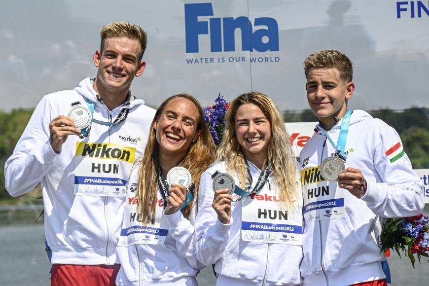 ​Magyar ezüstérem a nyíltvízi úszók csapatversenyében